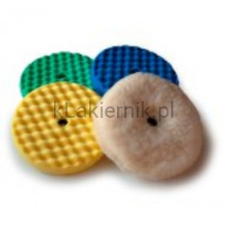 Dwustronna gąbka polerska 3M karbowana zielona, żółta