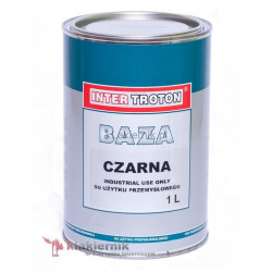 Lakier bazowy samochodowy TROTON czarny - 1 L