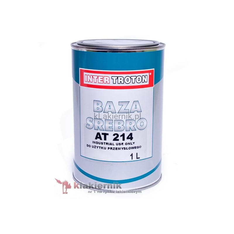 Lakier bazowy samochodowy TROTON srebro AT 214 - 1 L