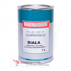 Lakier bazowy samochodowy TROTON biała - 1 L
