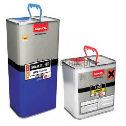 Lakier bezbarwny NOVOL NOVAKRYL 580 - kpl. (5+2,5) L