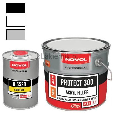 Podkład akrylowy wypełniający NOVOL PROTECT 300 - kpl. Podkład akrylowy wypełniający NOVOL PROTECT 300 - kpl.