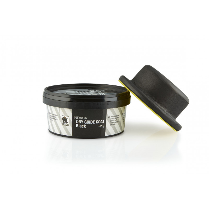 Puder kontrolny czarny INDASA Dry Guide Coat 100g + Aplikator