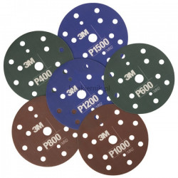 Elastyczny krążek ścierny do szlifowania 3M - 150 mm 15 otw.