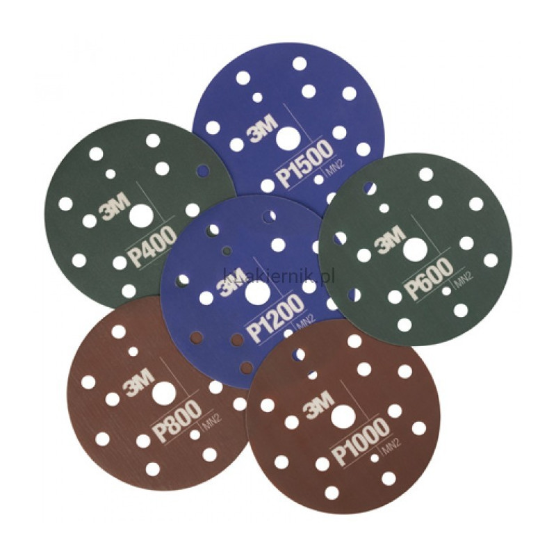 Elastyczny krążek ścierny do szlifowania 3M - 150 mm 15 otw.
