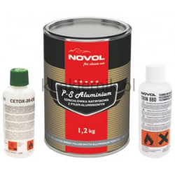 Szpachlówka natryskowa z pyłem aluminiowym Novol for Classic