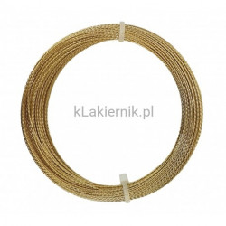 Drut do wycinania szyb, złoty - 22,5 m