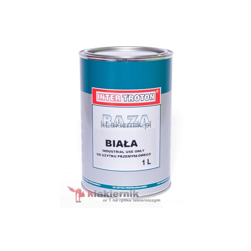 Lakier bazowy samochodowy TROTON biały - 3,75 L