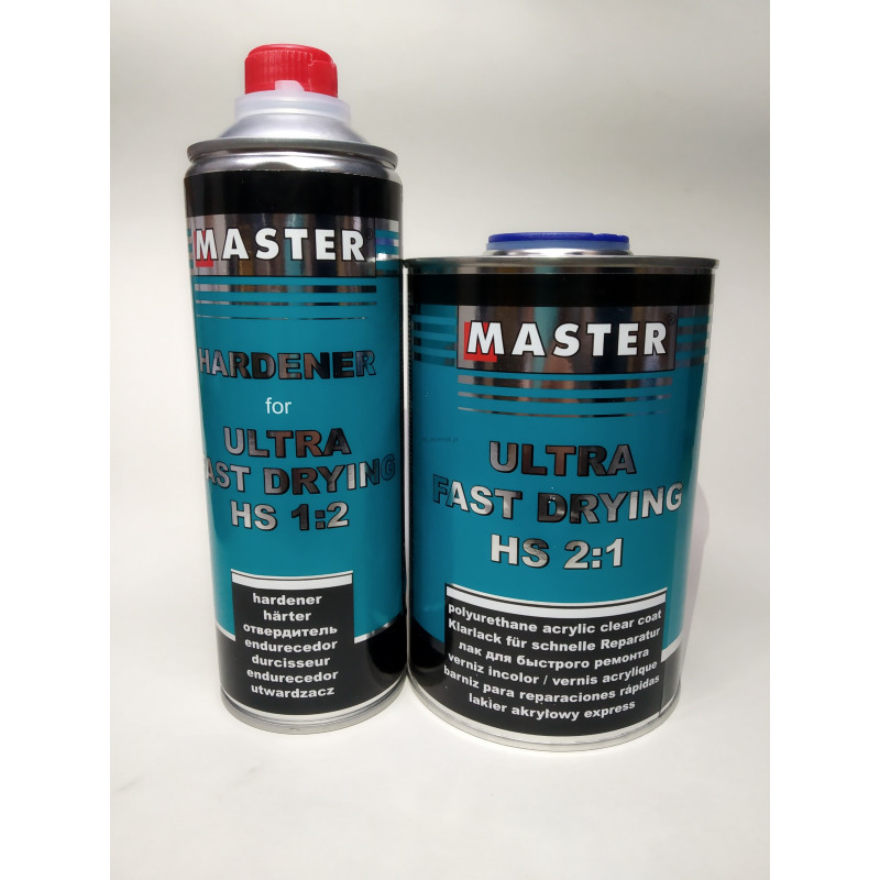 Lakier bezbarwny MASTER ULTRA FAST DRYING - TROTON - 2:1 (1l
