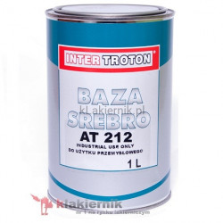 Lakier bazowy samochodowy TROTON srebro AT 212 - 3,75 L