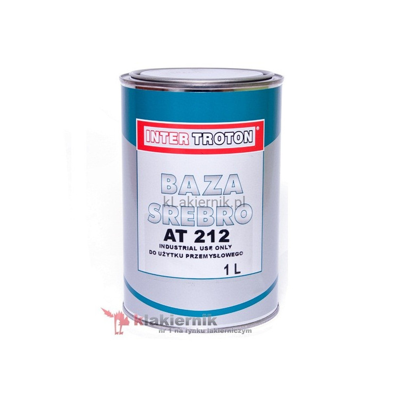 Lakier bazowy samochodowy TROTON srebro AT 212 - 3,75 L