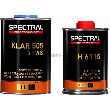 Szybki lakier bezbarwny 3:1 VHS SPECTRAL KLAR 505 - [1+0,33] L