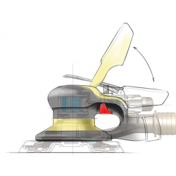 Szlifierka pneumatyczna MIRKA - PROS - 150 mm, skok 5 mm 2