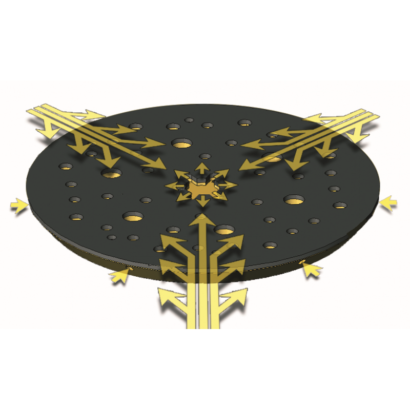 Szlifierka pneumatyczna MIRKA - PROS - 150 mm, skok 5 mm