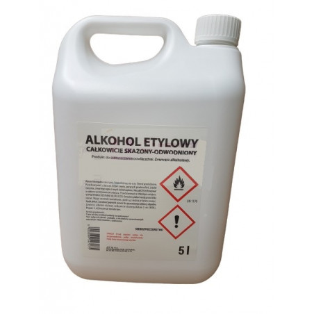 Alkohol etylowy etanol odwodniony 96% spirytus - 5L