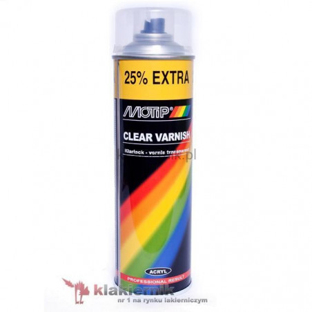 Lakier MOTIP bezbarwny - spray 500 ml