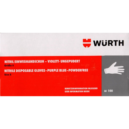 Rękawice nitrylowe Würth - 100szt