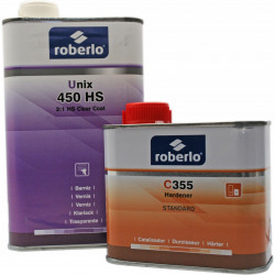 Lakier bezbarwny Roberlo 450 HS - kpl. (1+0,5) L