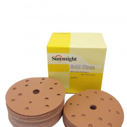 Krążki ścierne Sunmight Gold 15 otw - 150 mm - 100 szt