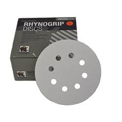 KRĄŻEK ŚCIERNY INDASA - WHITE LINE 8 OTW - 125 MM