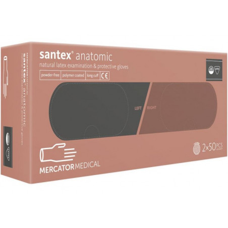 Rękawiczki santex® anatomic PF 2x50 szt.