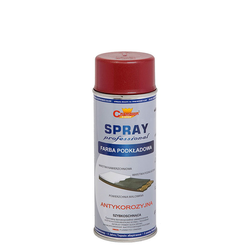 Podkład uniwersalny SPRAY - 400ml - czerwony