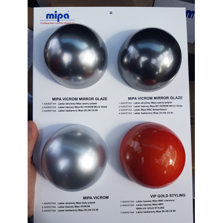 Lakier Mipa Vicrom mirror glaze efekt chromu - 0,1L