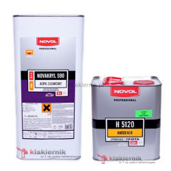Lakier bezbarwny NOVOL NOVAKRYL 590 - kpl. (5+2,5) L