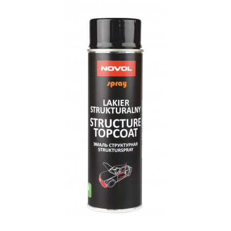 Lakier strukturalny Novol STRUCTURE TOPCOAT - spray 500 ml