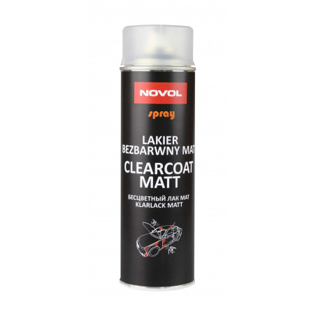 Lakier Novol bezbarwny Matowy - spray 500 ml