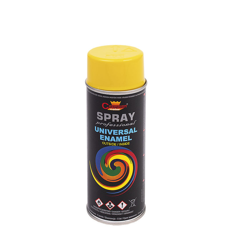 Champion Lakier Uniwersalny SPRAY - 400ml - żółty jasny ( RAL