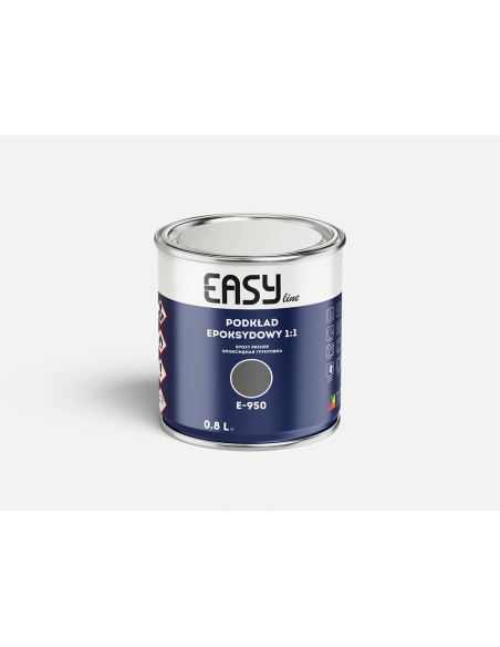 podkład epoksydowy 1:1 EASY i utwardzaczem, dostępny jako podkład szary i czarny