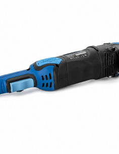 polerka rotacyjna EasyTools 150mm z ergonomicznym uchwytem i widocznym panelem regulacji obrotów. 2