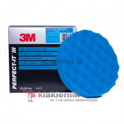 Gąbka polerska 3M 50388 niebieska do Ultrafina - 150 mm
