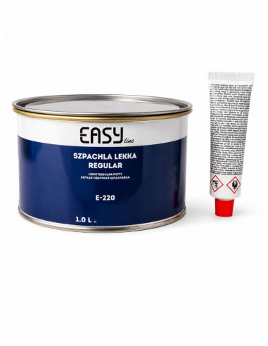 Szpachla Lekka Regular 1L + Utwardzacz E-220 EASY