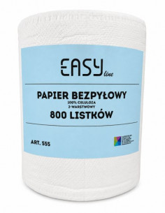 EASY papier bezpyłowy 100% celuloza | 800 listków