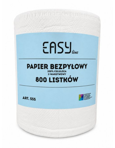 EASY papier bezpyłowy 100% celuloza | 800 listków