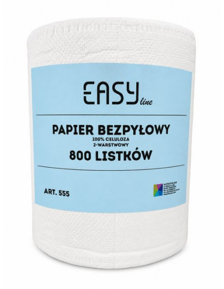 EASY papier bezpyłowy 100% celuloza | 800 listków