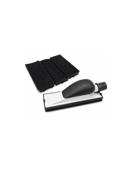 EasyTools blok szlifierski krótki 70x198mm z wymiennymi stopami i odsysem pyłu