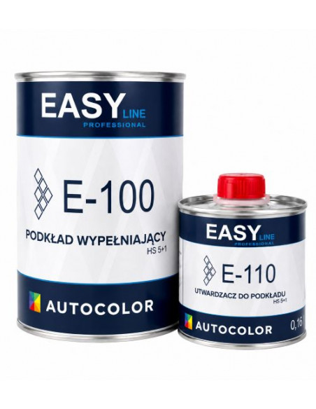 Easy podkład wypełniający HS E-100 0,8L + utwardzacz E-110 0,16L | wybór koloru