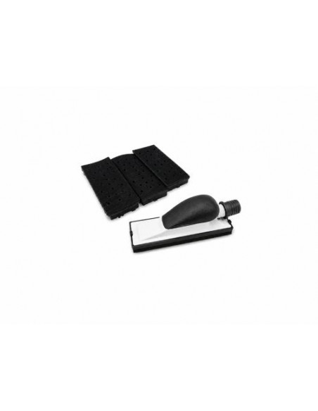 EasyTools blok szlifierski krótki 70x198mm z wymiennymi stopami i odsysem pyłu