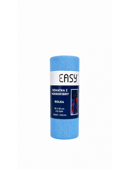EASY szmatki z mikrofibry 30 x 30, 170 GSM, 50 sztuk | rolka