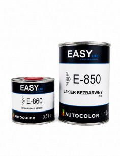 EASY lakier bezbarwny E-850 1L + utwardzacz do wyboru :...