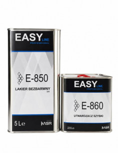 EASY lakier bezbarwny E-850 5L + utwardzacz do wyboru :...