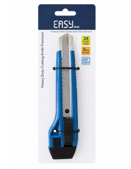 EASYtools nożyk tapicerski 18mm z łamanym ostrzem