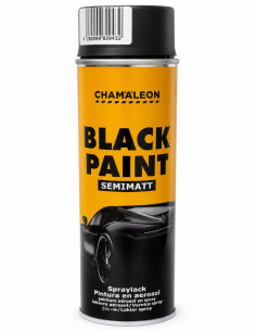 Chamaleon BLACK PAINT SEMIMATT półmat lakier czarny w...