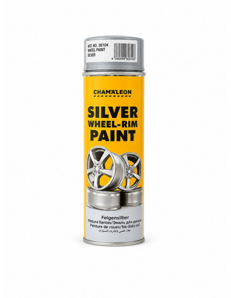 Chamaleon SILVER WHEEL-RIM PAINT lakier spray srebrny do felg 500ml