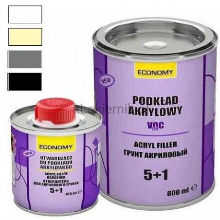 Podkład akrylowy NOVOL ECONOMY - kpl. (0,8+0,16) L Podkład akrylowy NOVOL ECONOMY - kpl. (0,8+0,16) L