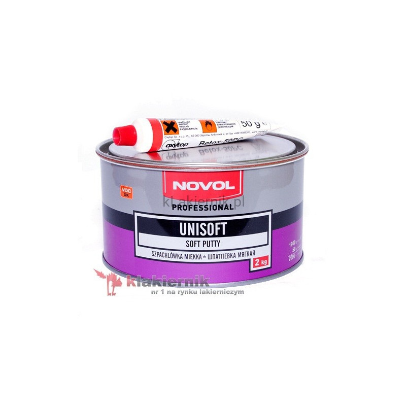 Szpachlówka miękka NOVOL UNISOFT - 2 kg