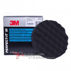 Gąbka polerska 3M 9378 czarna 150 mm